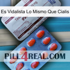 Is Vidalista The Same As Cialis 36